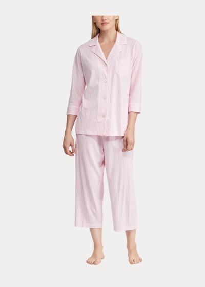 Women's Ralph Lauren Cotton Capri Pajama Sets | 749160PLQ